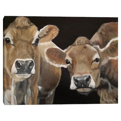 Hello There Cows by Suzi Redman Canvas Art Print