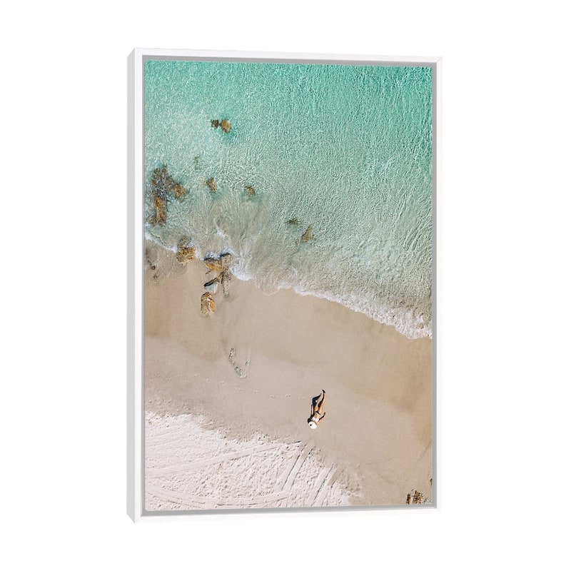 iCanvas "Tropical Dreams" by Hannah Prewitt Framed - White - 26x18