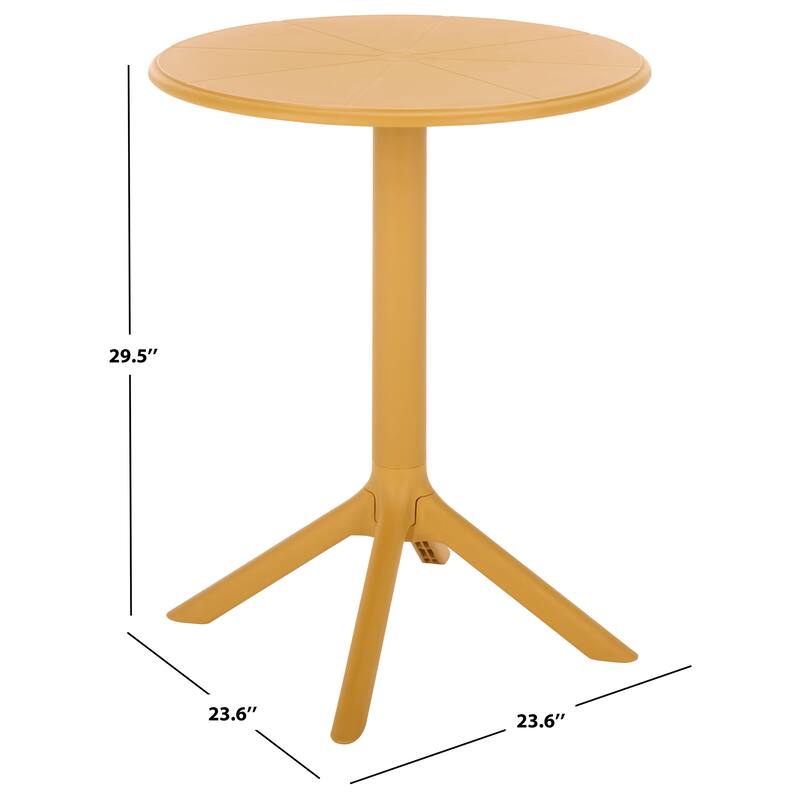 SAFAVIEH Outdoor Living Stella Round Bistro Table - 24"W x 24"D x 30"H