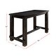 preview thumbnail 3 of 3, 4 Piece Counter Height Set in Antique Black and Beige