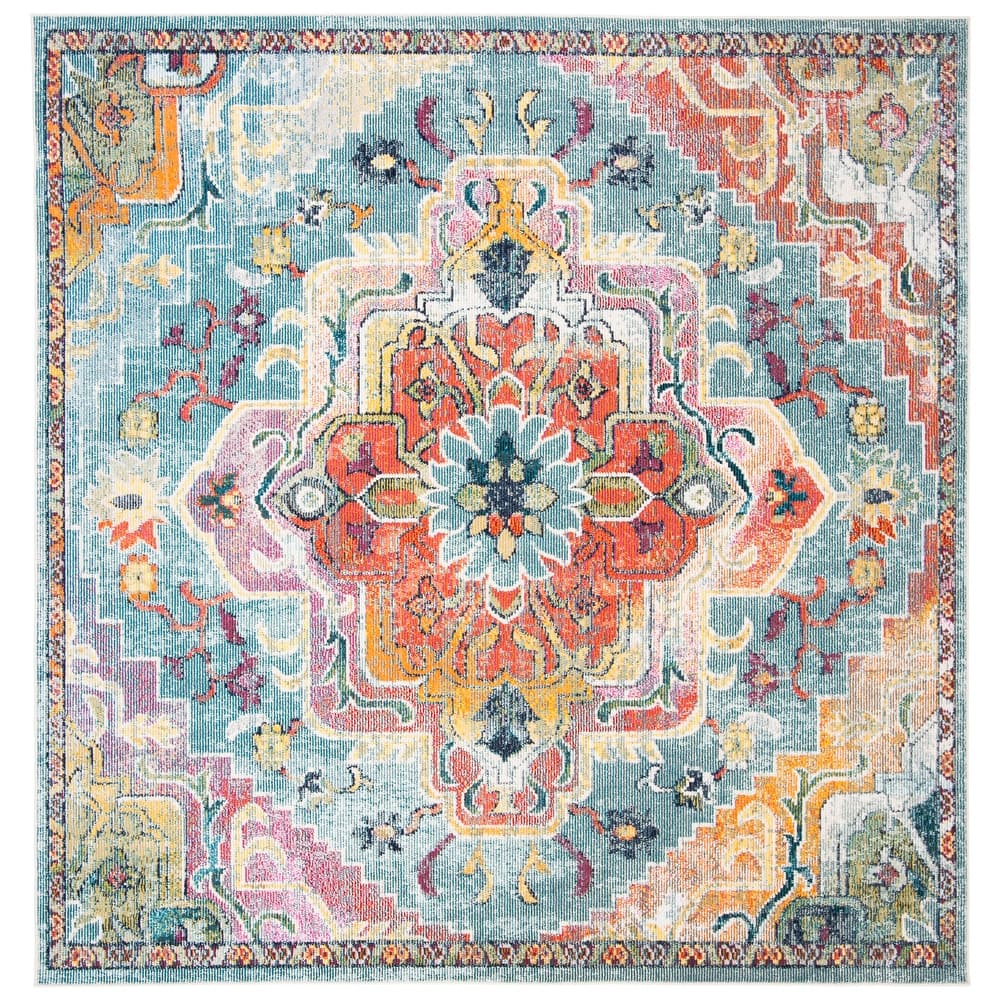 SAFAVIEH, Crystal Naimat Vintage Boho Medallion Rug
