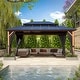preview thumbnail 117 of 133, EROMMY Hardtop Gazebo,Outdoor Pergola with Double Roof & Netting & Curtains,Heavy Duty Canopy for Patio, Backyard, Pool party