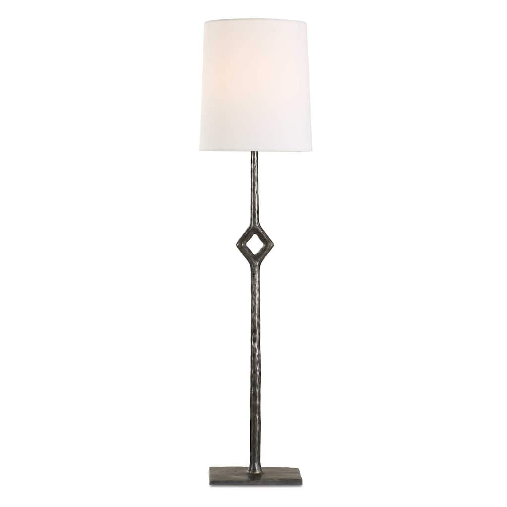 Uttermost Puncture Cordless Iron Buffet Lamp - 9.00" W x 36.25" H x 9.00" D