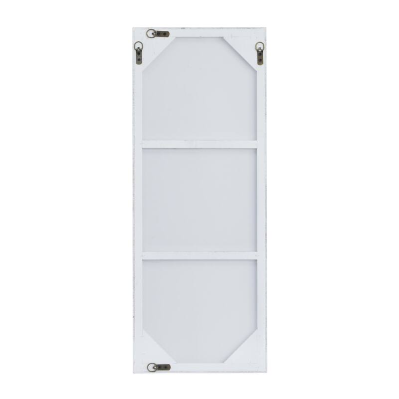 Wood Room Wall Mirror with Thin Minimalistic Frame - Black, White or Gold - Roche River Decor