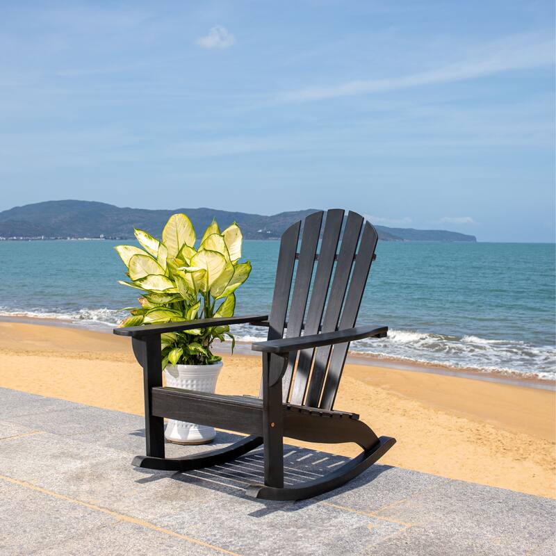 SAFAVIEH Rianna Adirondack Wood Rocking Chair - 28W x 37D x 33H