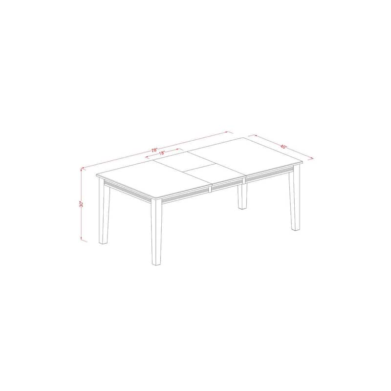 Dining Table Set with 8 Chairs - Old World Charm Kitchen Table Set
