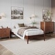 preview thumbnail 189 of 197, AFI Pasadena Basic Platform Bed Frame Walnut - Twin XL
