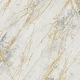 preview thumbnail 7 of 23, Galerie Wallcoverings Bricks and More Collection Metallic Marble Motif Metallic Finish Vinyl on Non-woven Wallpaper Roll 33-feet long x 21-inches wide - White/Gold/Silver
