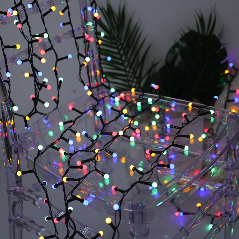 32.8/65.6FT Outdoor LED Pulg In 300/550-Bulb Mini String Lights
