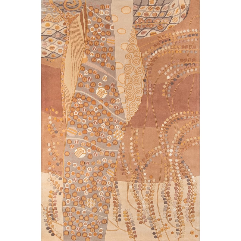Momeni New Wave Hand Tufted New Zealand Wool Contemporary Abstract Area Rug