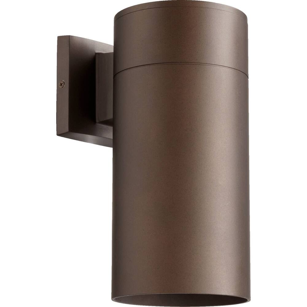 Quorum International Cylinder 12" Tall Outdoor Wall Sconce