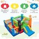 preview thumbnail 6 of 8, Gymax Train-Themed Inflatable Bounce Castle Kids Bouncer w/ Ocean