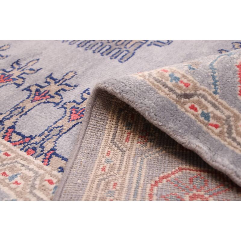 ECARPETGALLERY Hand-knotted Jules Serapi Light Denim Blue Wool Rug - 8'10 x 11'8