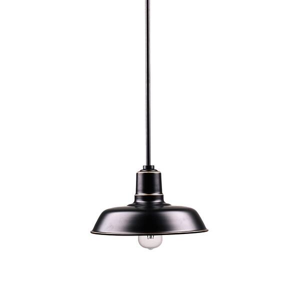 Aurora 1-Light Imperial Black Outdoor Pendant Light
