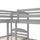 preview thumbnail 11 of 11, L-Shaped Twin Bunk Bed with Trundle & Safety Barriers - Space-Saving Design
