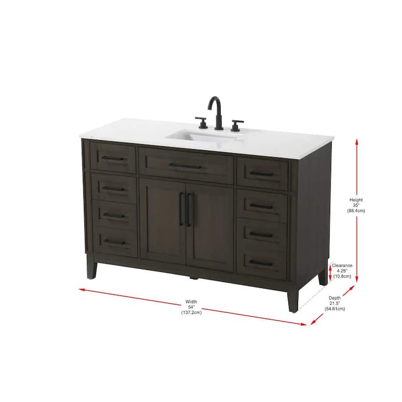 Rachel Single Bathroom Vanity (48-60 inch)