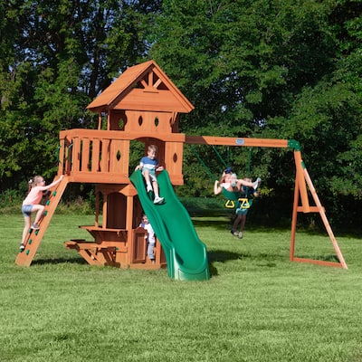Backyard Discovery Woodland All Cedar Swingset