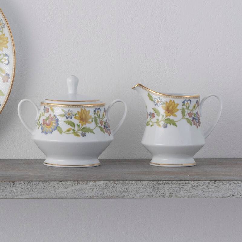 Tusker Garden Sugar & Creamer Set