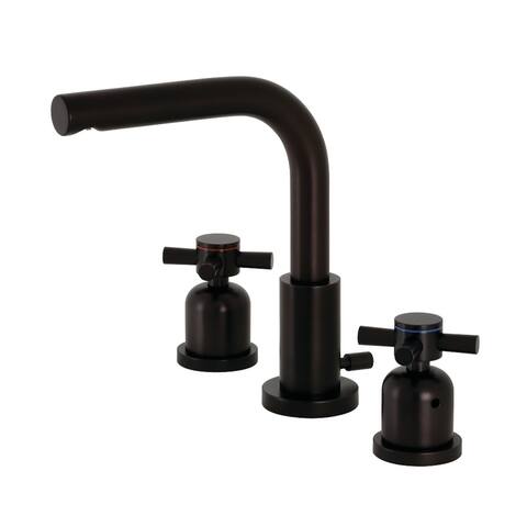 Concord Deck Mount Widespread Bathroom Faucet with Brass Pop-Up