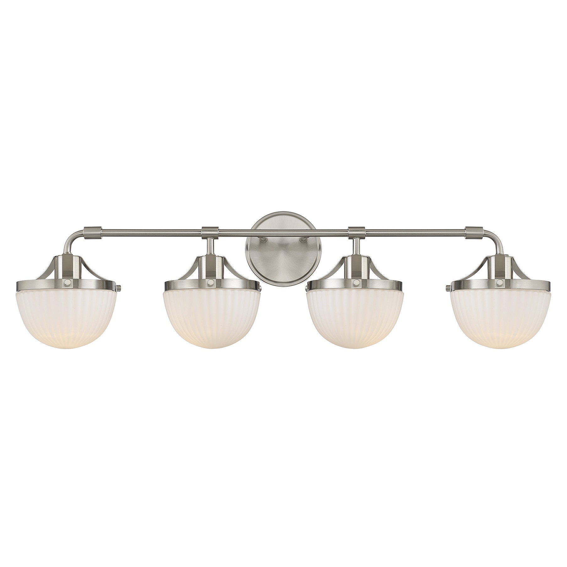 Meredith 4-Light Bathroom Vanity Light in Satin Nickel