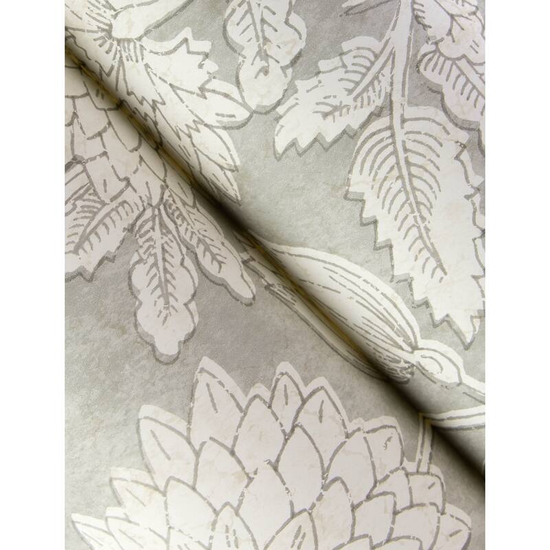 Chesapeake Vadouvan Grey Jacobean Trail Wallpaper