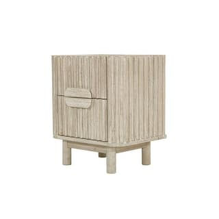 Willow 2-Drawer Acacia Nightstand
