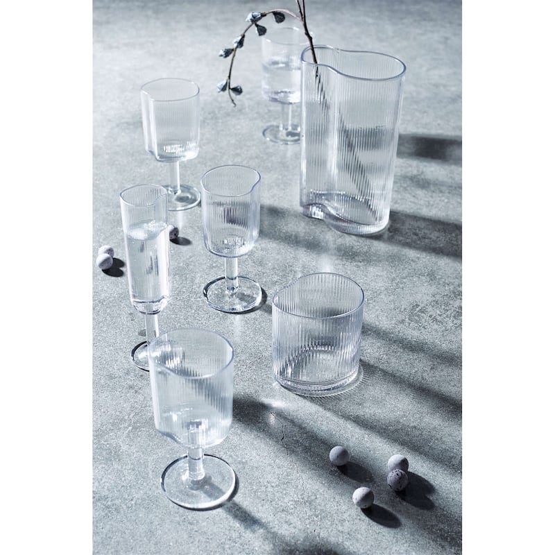 White Wine Glass Ripe - Clear