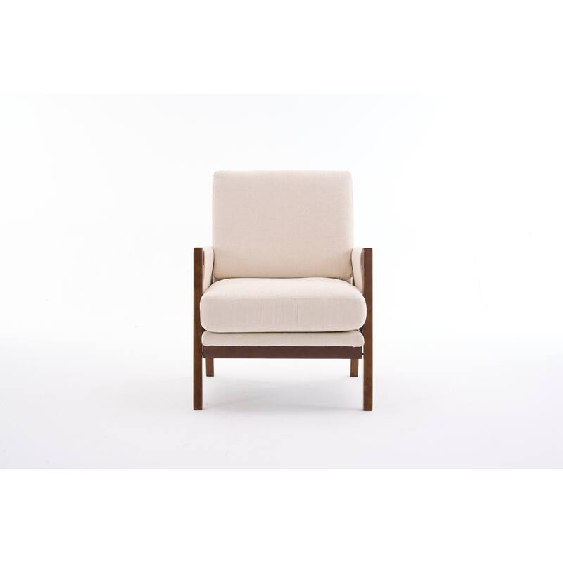 Mid-Century Modern Accent Chairs ,Modern Accent Chair,Chair with Soft Waist Cushion,Ergonomic Lounge Chairs