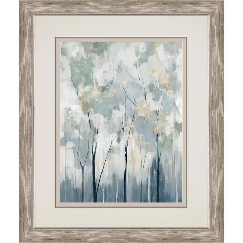 Blue Forest Adventure II Framed Art Giclee Under Glass - 36 X 30 X 2