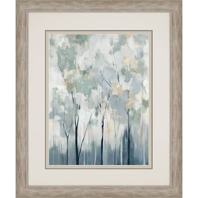 Blue Forest Adventure II Framed Art Giclee Under Glass