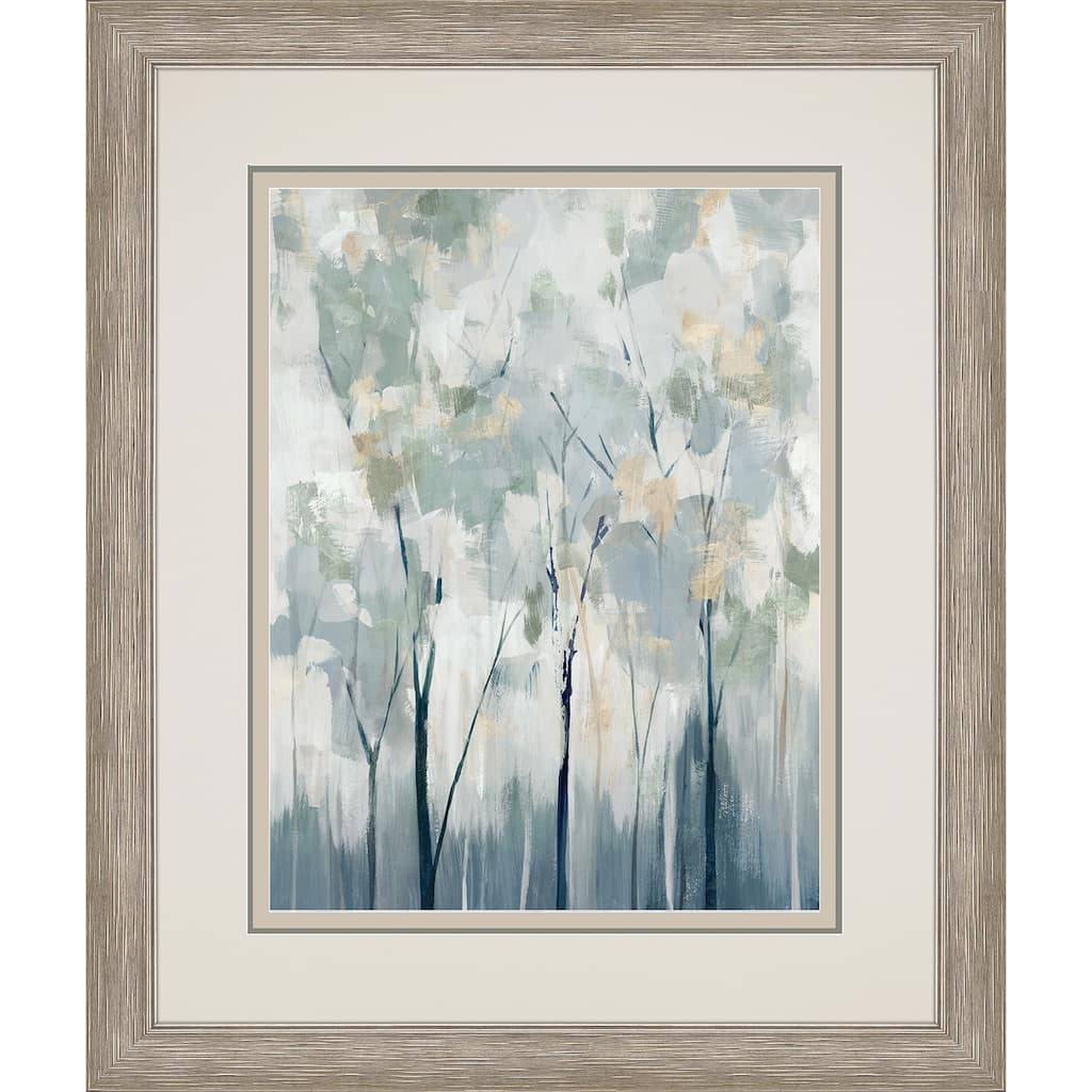 Blue Forest Adventure II Framed Art Giclee Under Glass