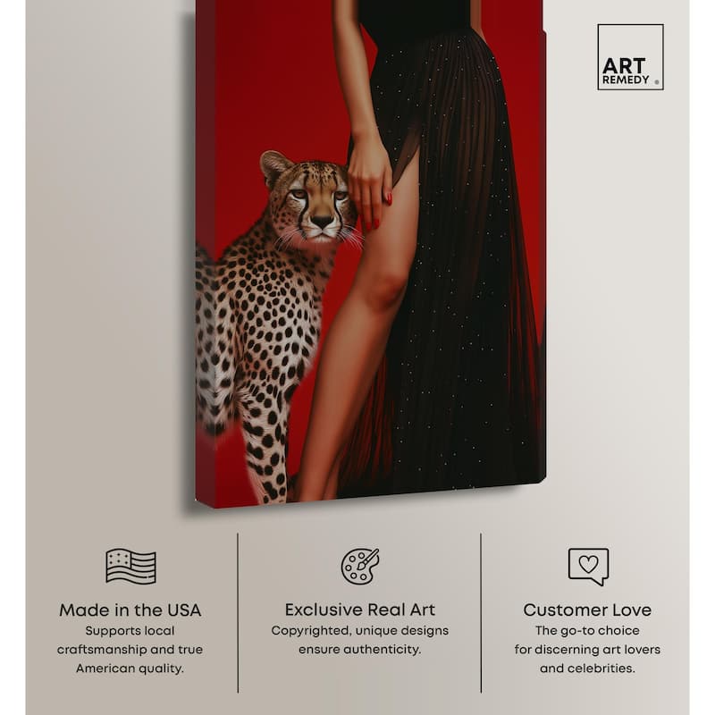 Wild at Heart Canvas by Art Remedy, Gallery Wrapped