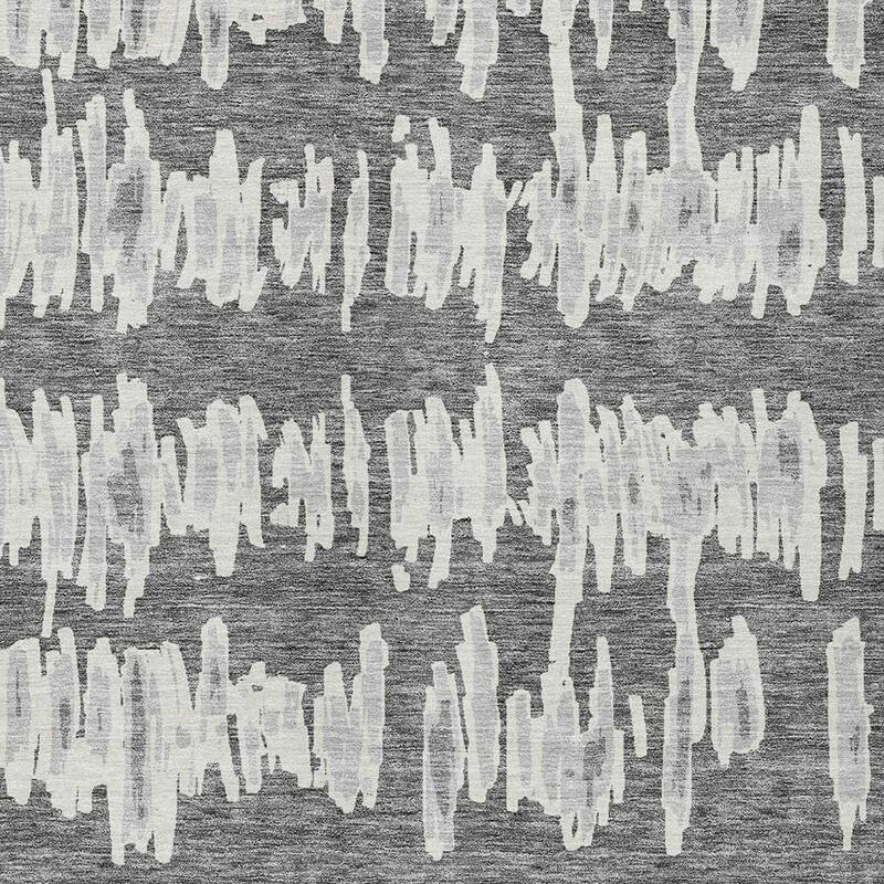 HomeRoots Striped Transitional Rectangle Outdoor Rug