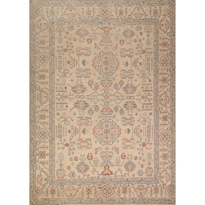 Ziegler Oriental Area Rug Hand-Knotted Wool Carpet - 7'7" x 9'11"