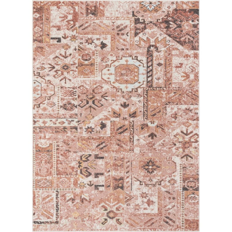 Well Woven Farah Adilah Vintage Tribal Mosaic Area Rug