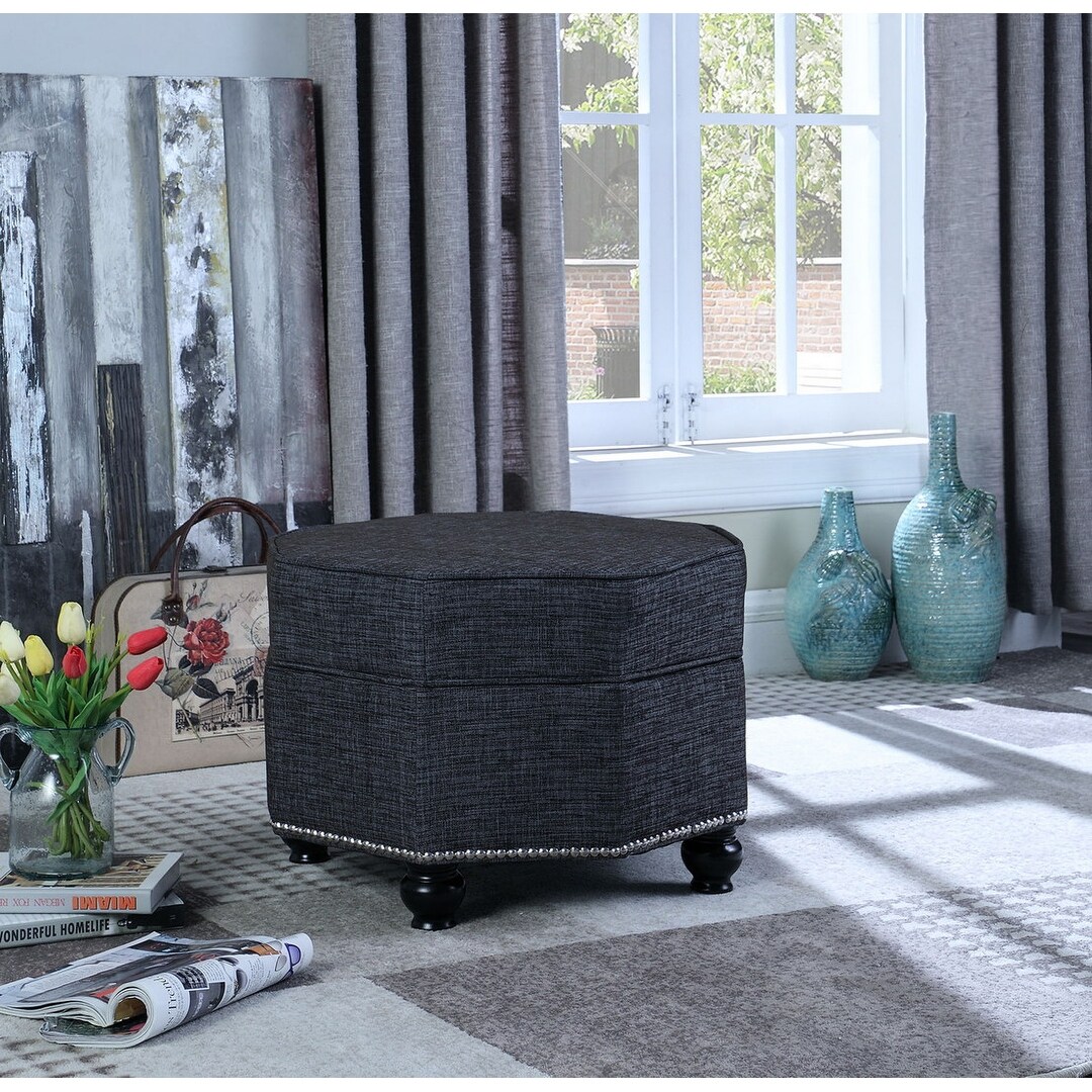 Stylish Design Tall Storage Ottoman For Bedroom,Living Room