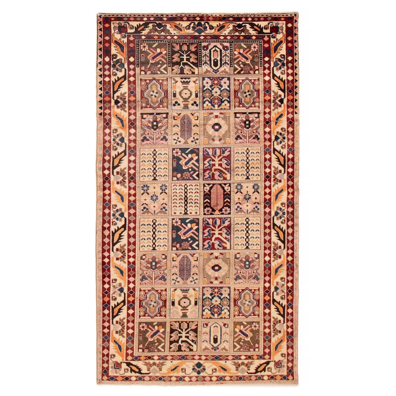 ECARPETGALLERY Hand-knotted Kayseri Cream Wool Rug - 5'4 x 9'9 - Cream - 5'4 x 9'9