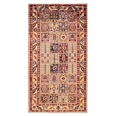 ECARPETGALLERY Hand-knotted Kayseri Cream Wool Rug - 5'4 x 9'9