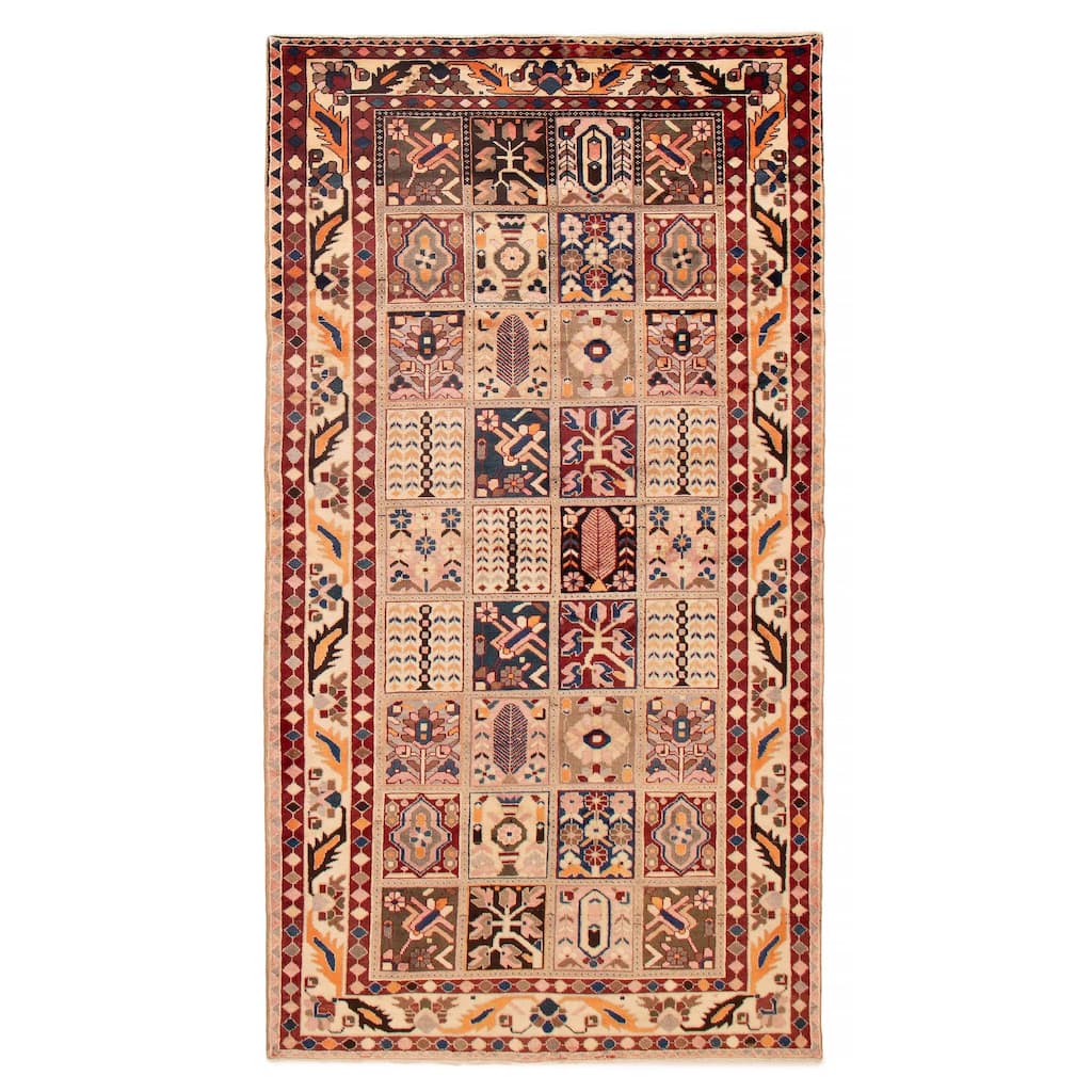 ECARPETGALLERY Hand-knotted Kayseri Cream Wool Rug - 5'4 x 9'9