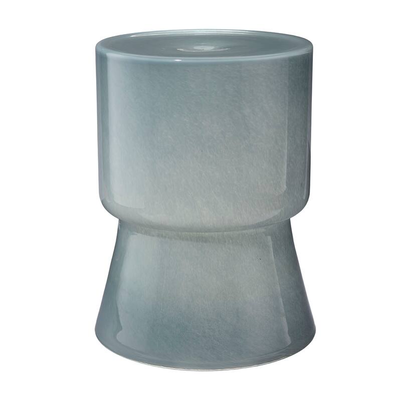 Jamie Young Huntington Garden Glass Stool - Blue