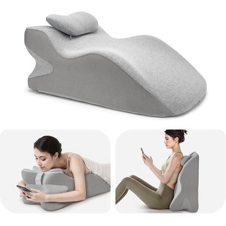 the pillows 3点セット WOWMAX Reading Pillows for Sitting in Bed Adult, Memory Foam