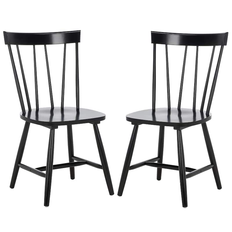 SAFAVIEH Signa Spindle Farmhouse Dining Chair (Set of 2) - 20" W x 20" D x 33" H - 20"W x 20"D x 33"H