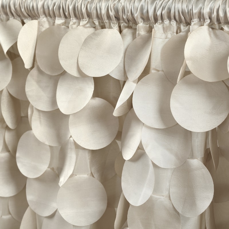 Lush Decor Gigi Delicate Textured Window Valance