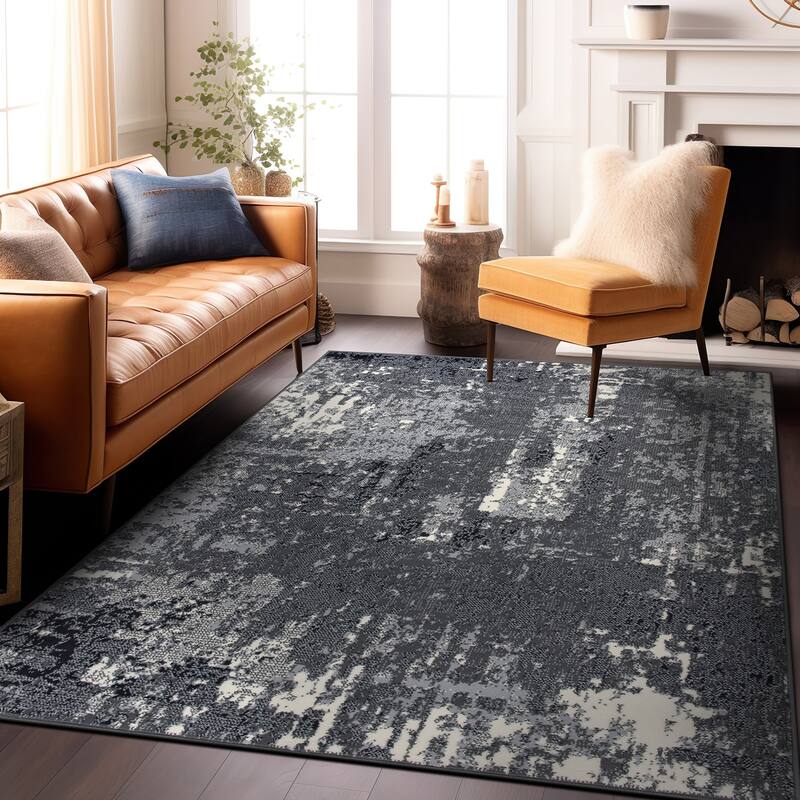 World Rug Gallery Modern Abstract Area Rug