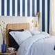 preview thumbnail 2 of 2, Joules Harborough Stripe Coast Blue Wallpaper