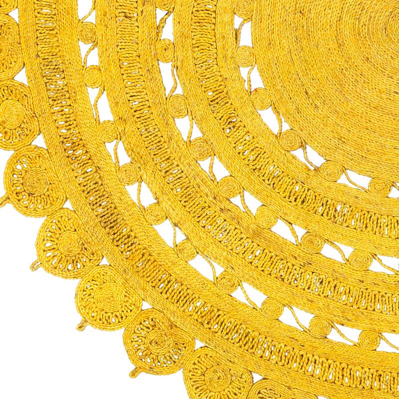 The Curated Nomad Racquet Jute Area Rug Bed Bath & Beyond 21507892