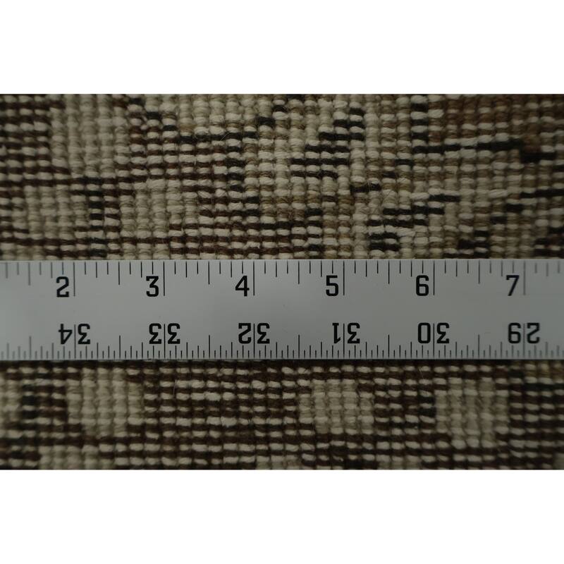 Hand Knotted Oriental 100% Wool Carpet Transitional Floral Beige & Ivories Anatolian Area Rug - 9' 0'' X 5' 5''