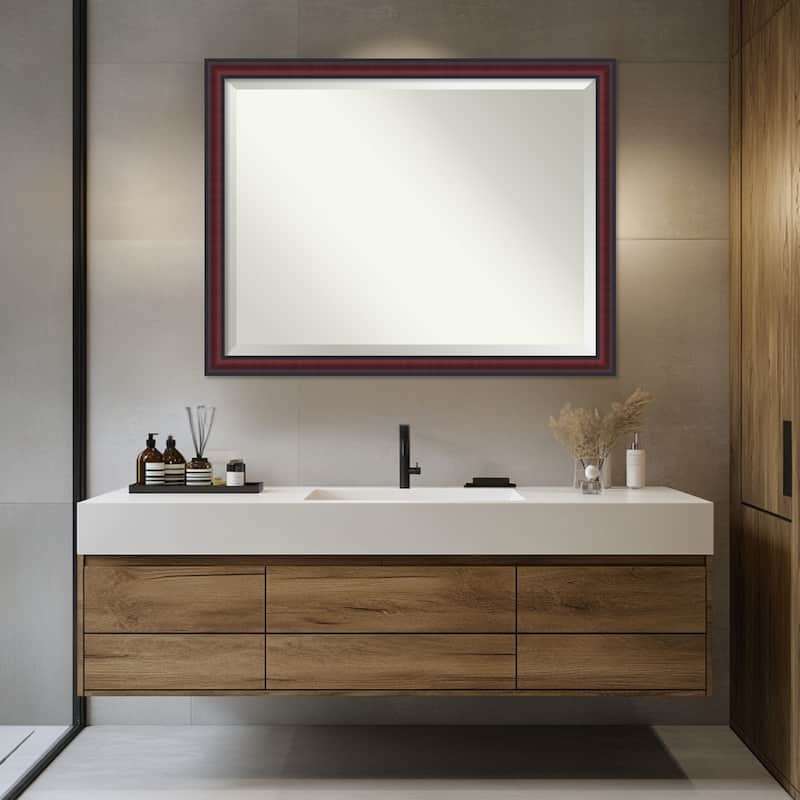 Dalat Beveled Framed Bathroom Vanity Wall Mirror