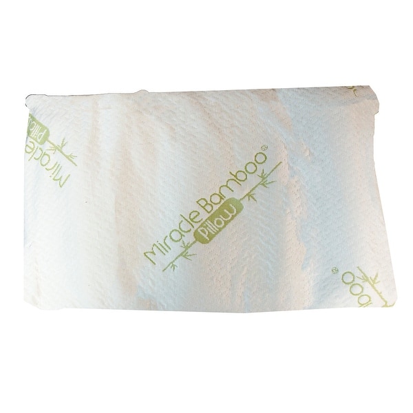 Miracle Bamboo Pillow Comfort Memory Foam 20 X 28 Queen Original as Seen on  TV for sale online