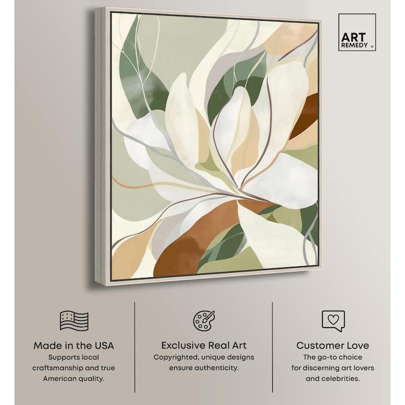 Leaf Prints I Canvas by Art Remedy